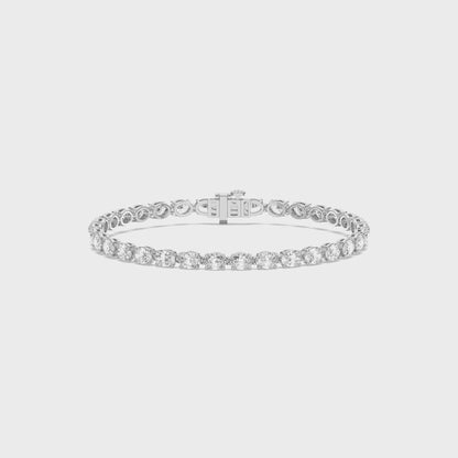 OVAL TENNIS BRACELET (E-W)