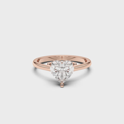 HEART HIDDEN HALO RING