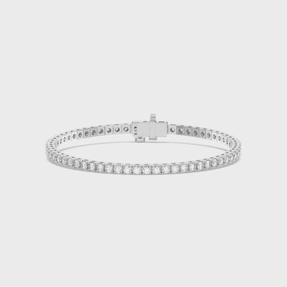 ROUND 4PRONG TENNIS BRACELET