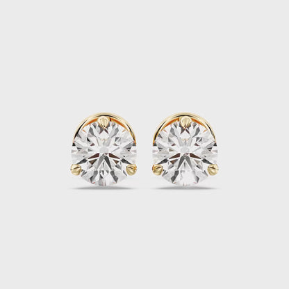 ROUND 3PRONG MARTINI STUDS