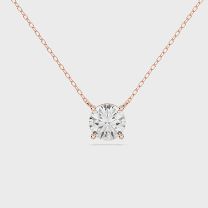 ROUND SOLITAIRE PENDANT