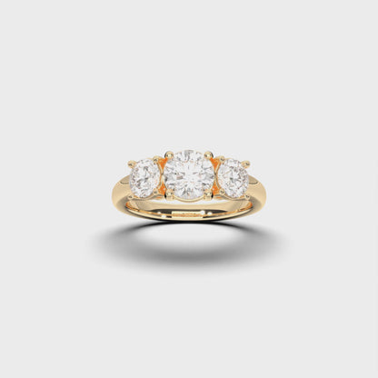 ROUND 3 STONES RING