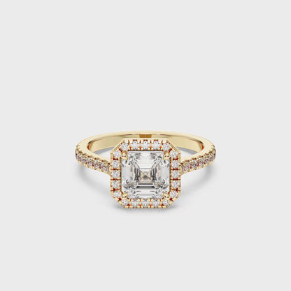 SQ.EMERALD FLUSH SET HALO