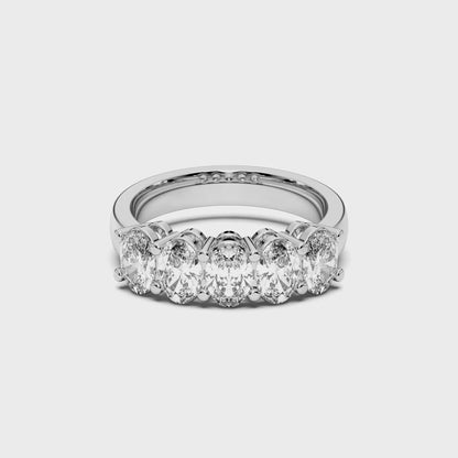 5 STONE OVAL