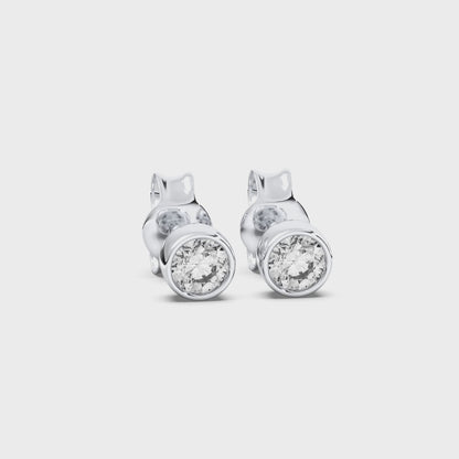 ROUND BEZEL STUDS