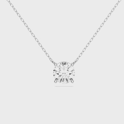 ROUND SOLITAIRE PENDANT