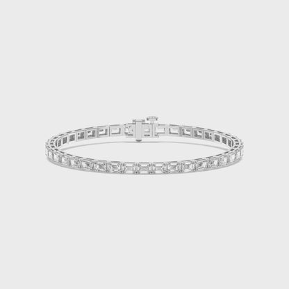 EMERALD TENNIS BRACELET (E-W)