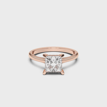 PRINCESS HIDDEN HALO RING